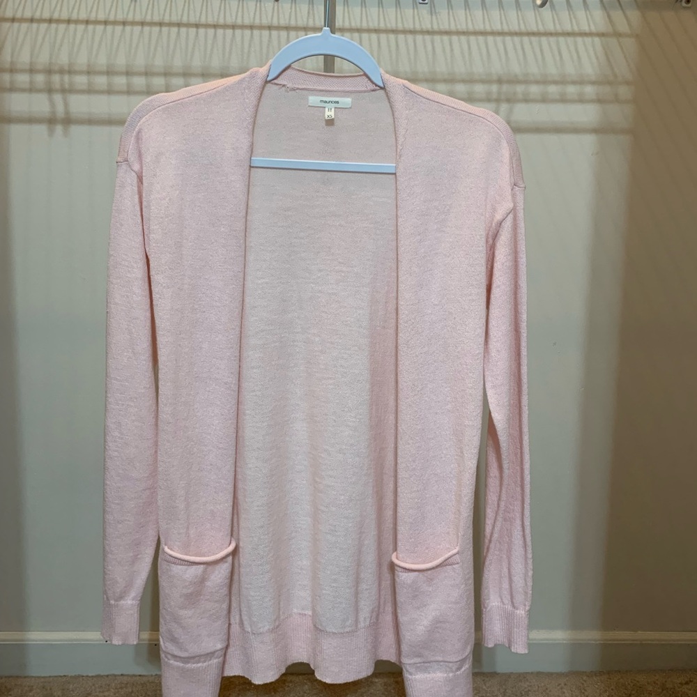 Maurices Pink Women's Cardigan